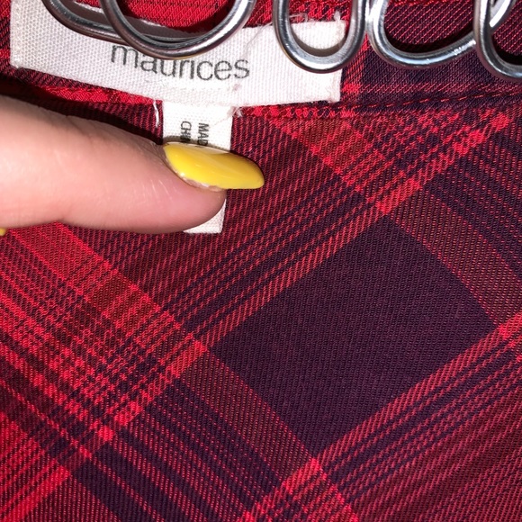 Red and Navy flannel - Picture 2 of 4